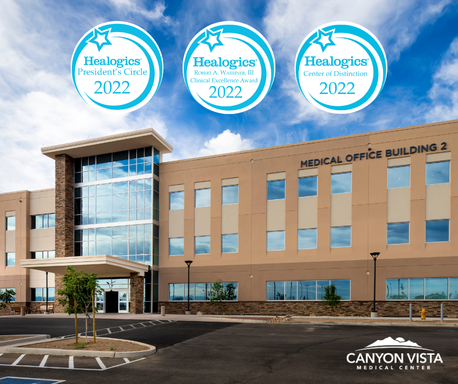 Canyon Vista Medical Center recognized with three Healogics awards in Wound Care